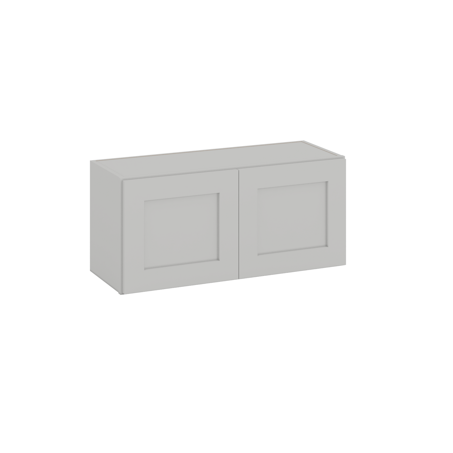 15" Tall | 30", 33" and 36" Width | Wall Cabinet with Double Doors | RTA Unassembled | Northpoint Polar White Full Overlay