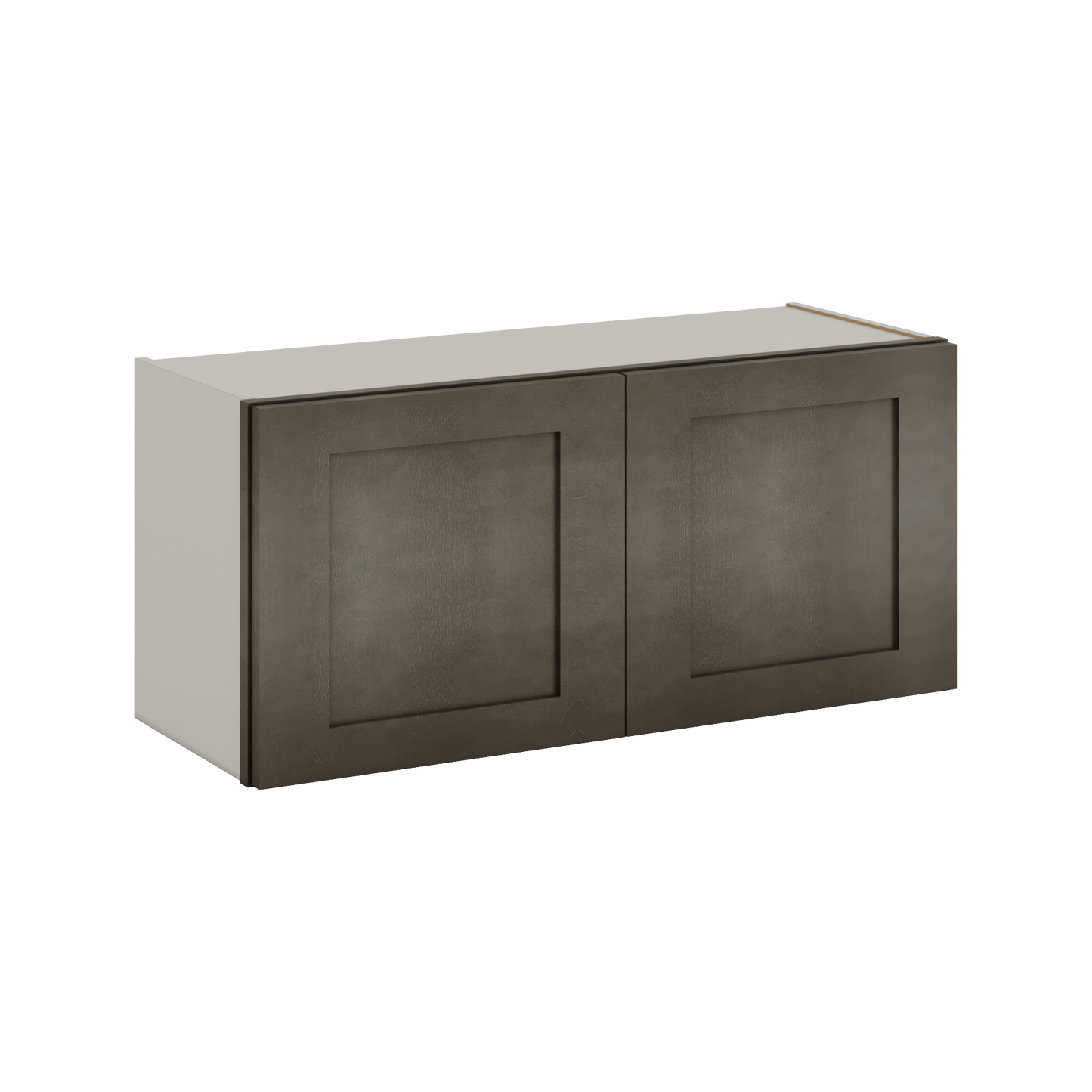15" Tall Huntington Cinder Double Shaker Stackable Cabinet - Double Door 24", 27", 30", 33" & 36" Wide