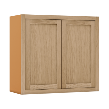 W333014 Wall Custom Oak Inset Cabinets