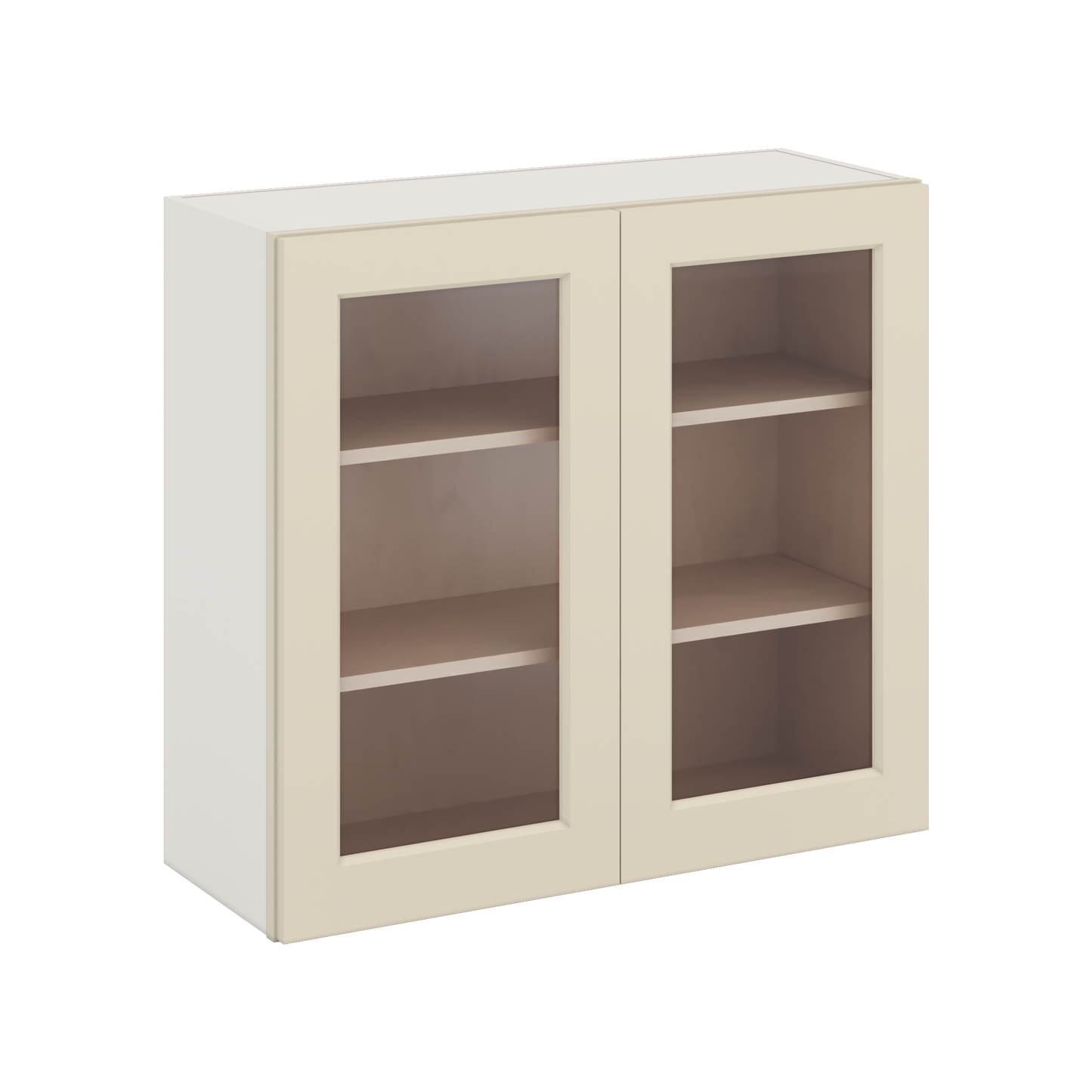 W3330 Manhattan Cream Wall Kitchen Cabinet Shaker RTA