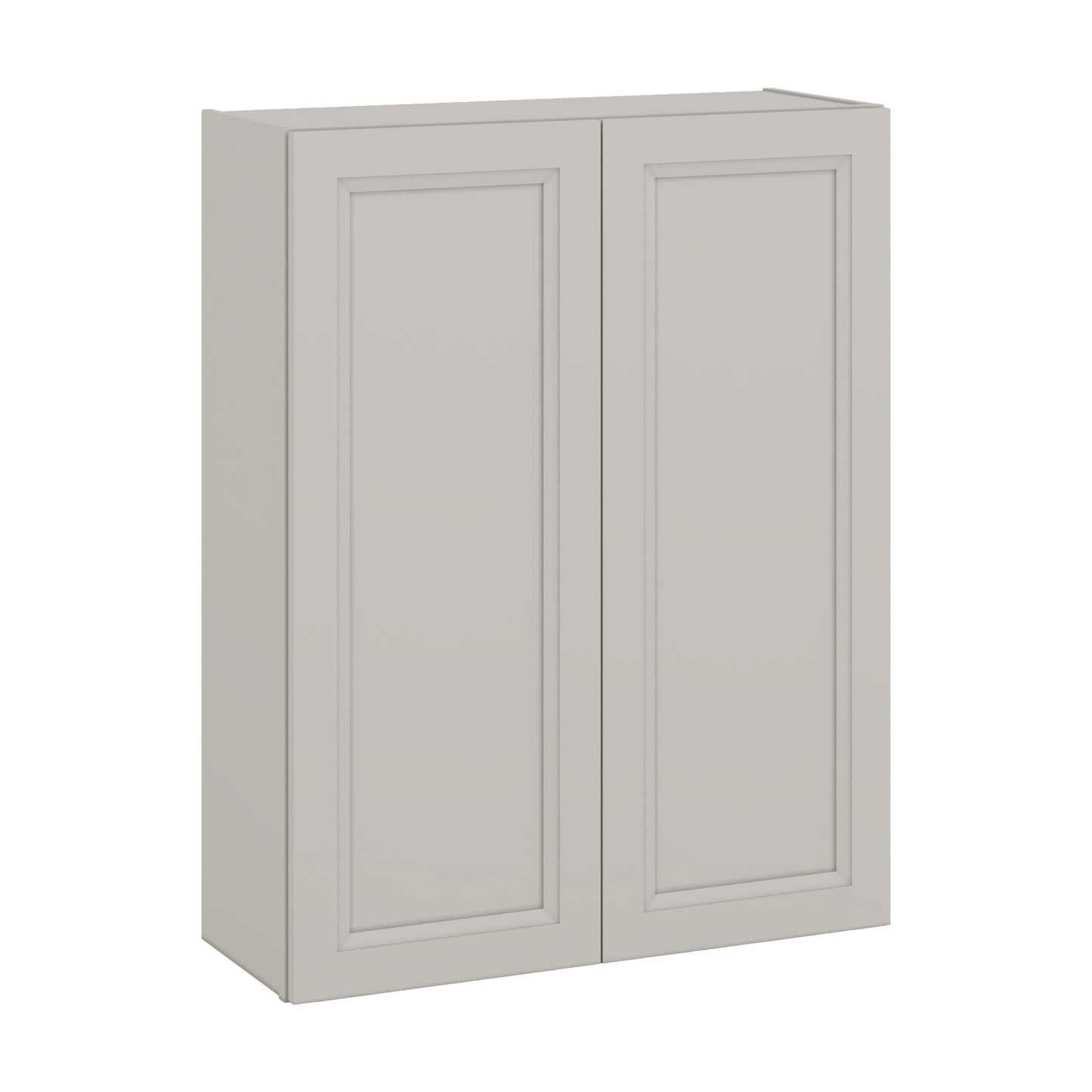 42" Tall Cinder Double Shaker Wall Cabinet - Double Door 24", 27", 30", 33", 36"
