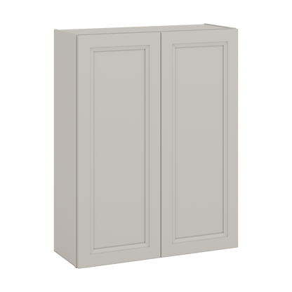 42" Tall Cinder Double Shaker Wall Cabinet - Double Door 24", 27", 30", 33", 36"