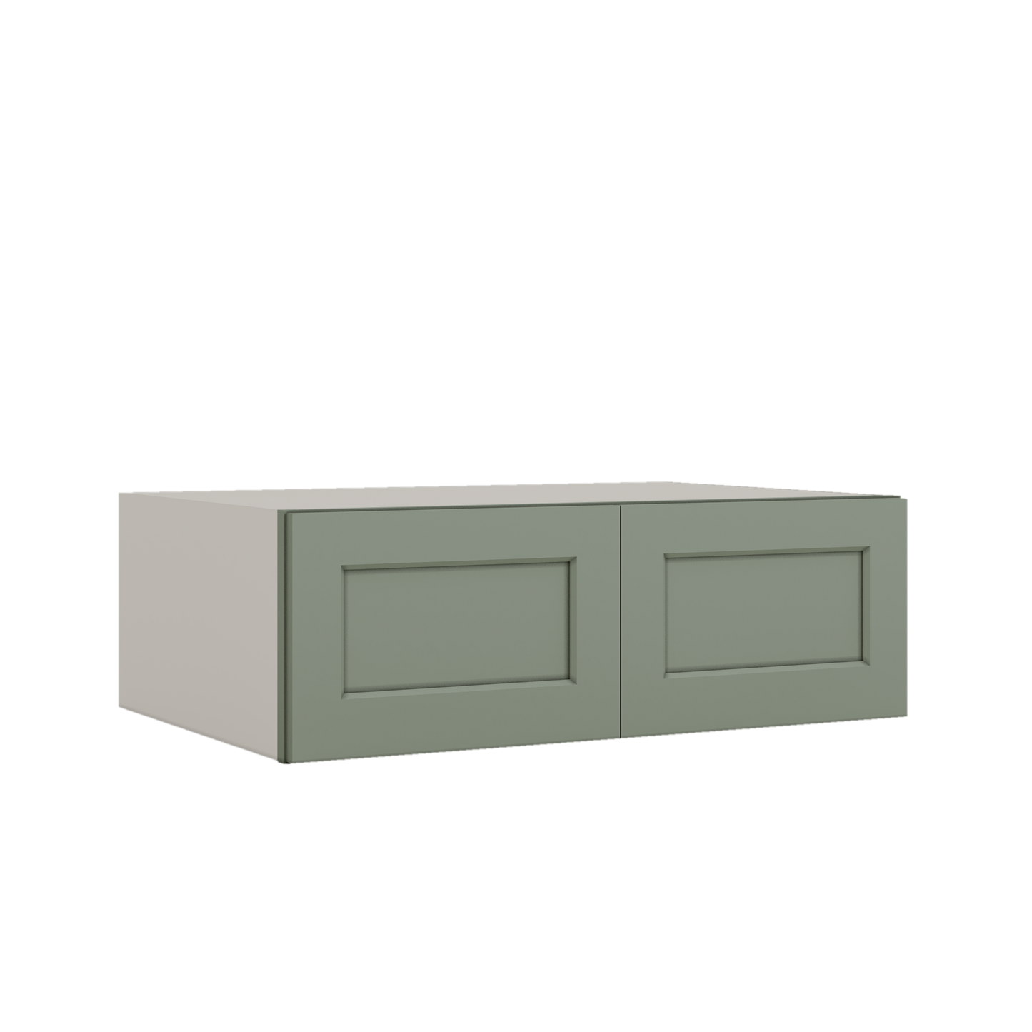 RTA Sage Green Kitchen Cabinets 36" Wide 24" Deep 12 15 18 21 24