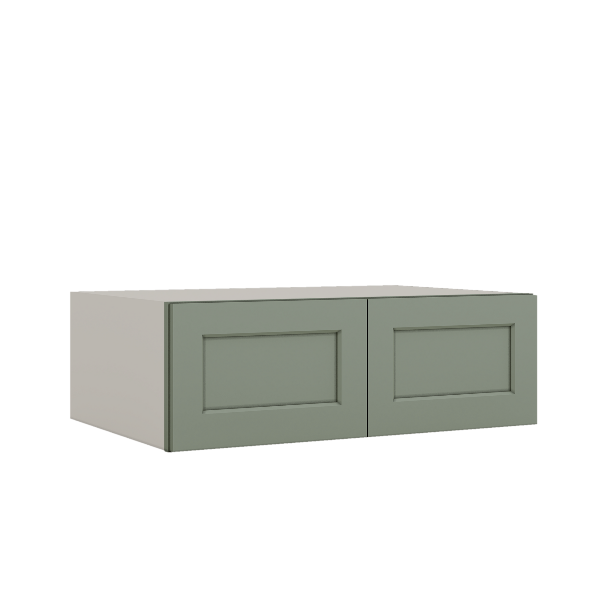 RTA Sage Green Kitchen Cabinets 36" Wide 24" Deep 12 15 18 21 24