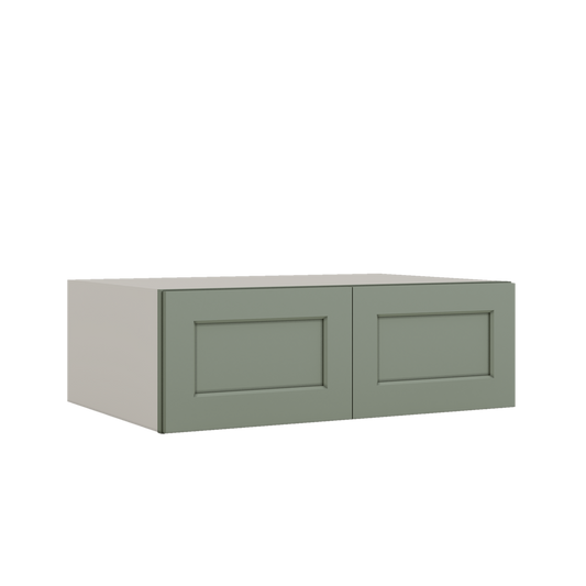 RTA Sage Green Kitchen Cabinets 36" Wide 24" Deep 12 15 18 21 24