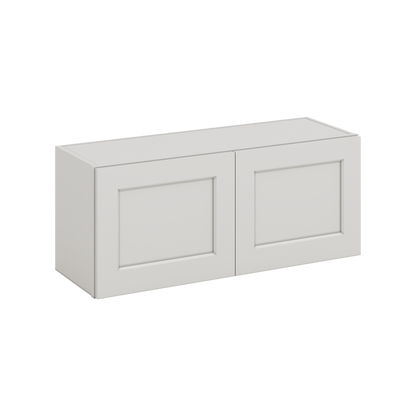 W3615 36" Wide Bridge Ice White Shaker Cabinet