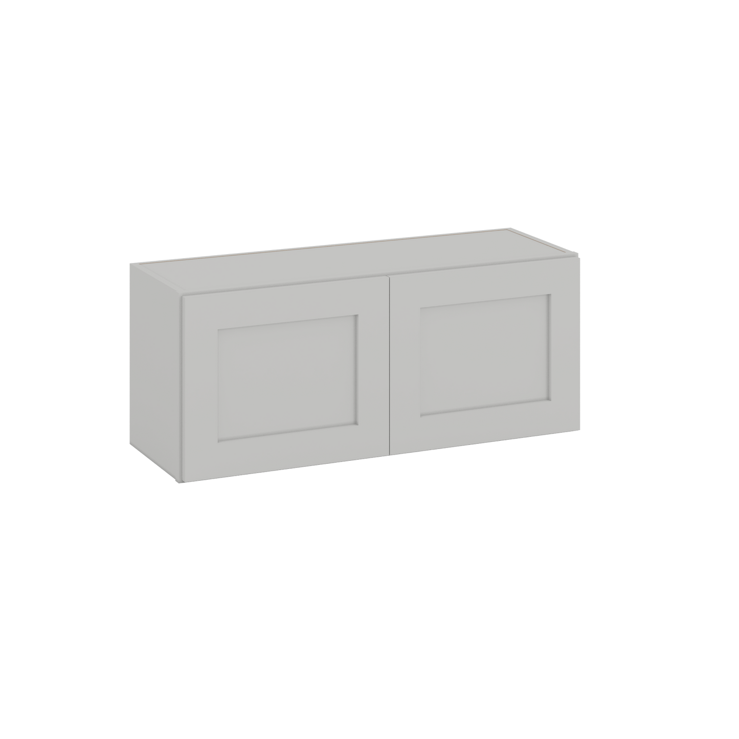 15" Tall | 30", 33" and 36" Width | Wall Cabinet with Double Doors | RTA Unassembled | Northpoint Polar White Full Overlay
