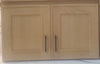 36" W 24" D Elegant Oak Shaker Refrigerator Wall Cabinet - 12", 15", 18", 21" & 24" Tall