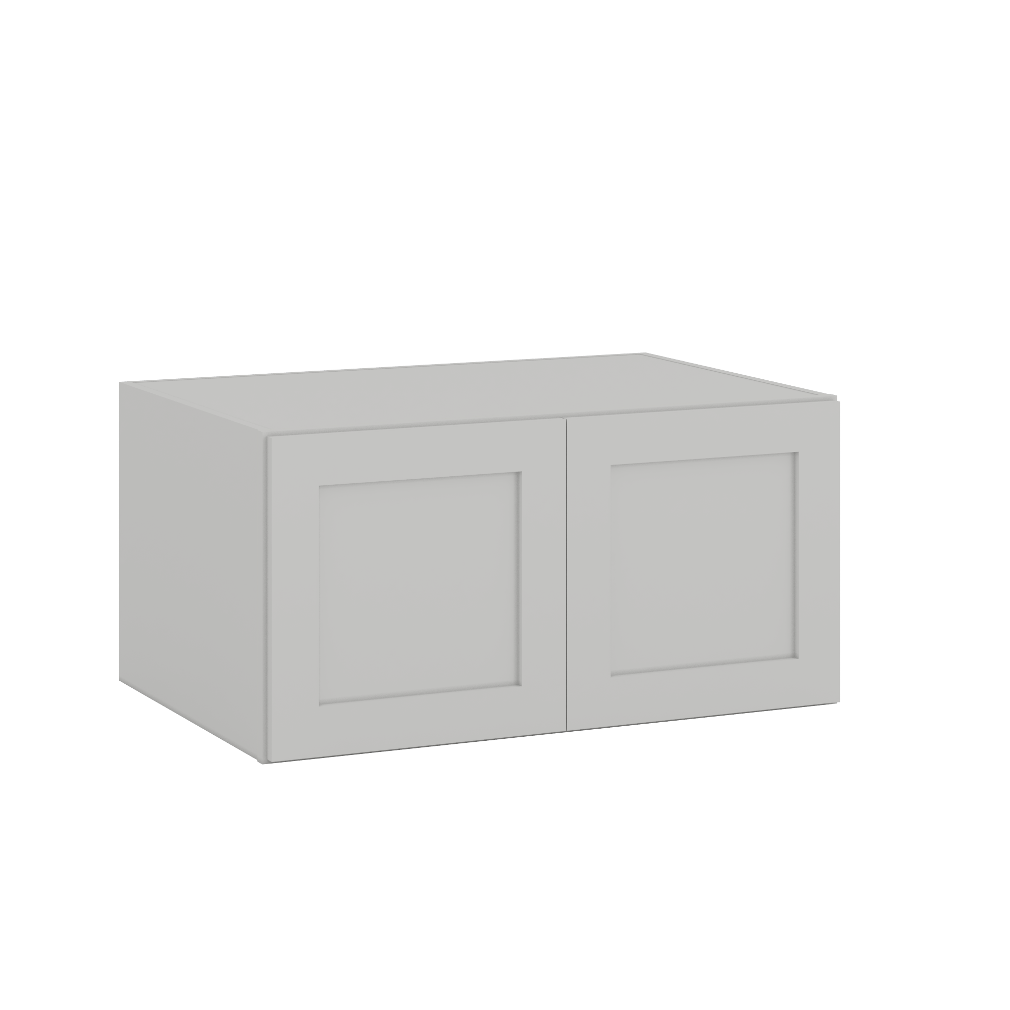 18" Tall | 24" Deep | 36", and 39" Width | Wall Cabinet with Double Doors | RTA Unassembled | Premium White Full Overlay