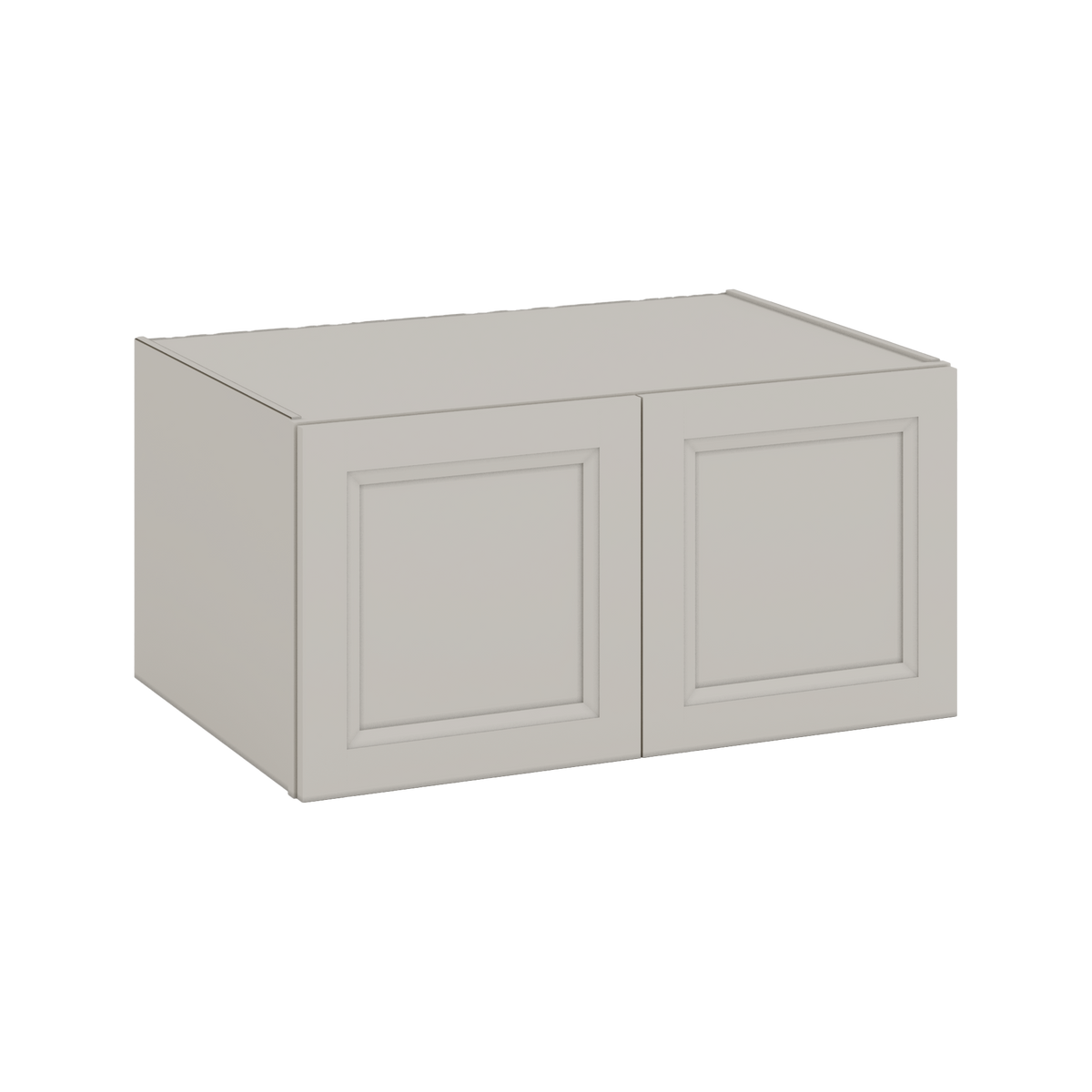 36" Wide 24" Deep Upper 27LGDS Laguna Gray Double Shaker Wall Cabinet - Double Door 12", 15", 18", 21", 24"