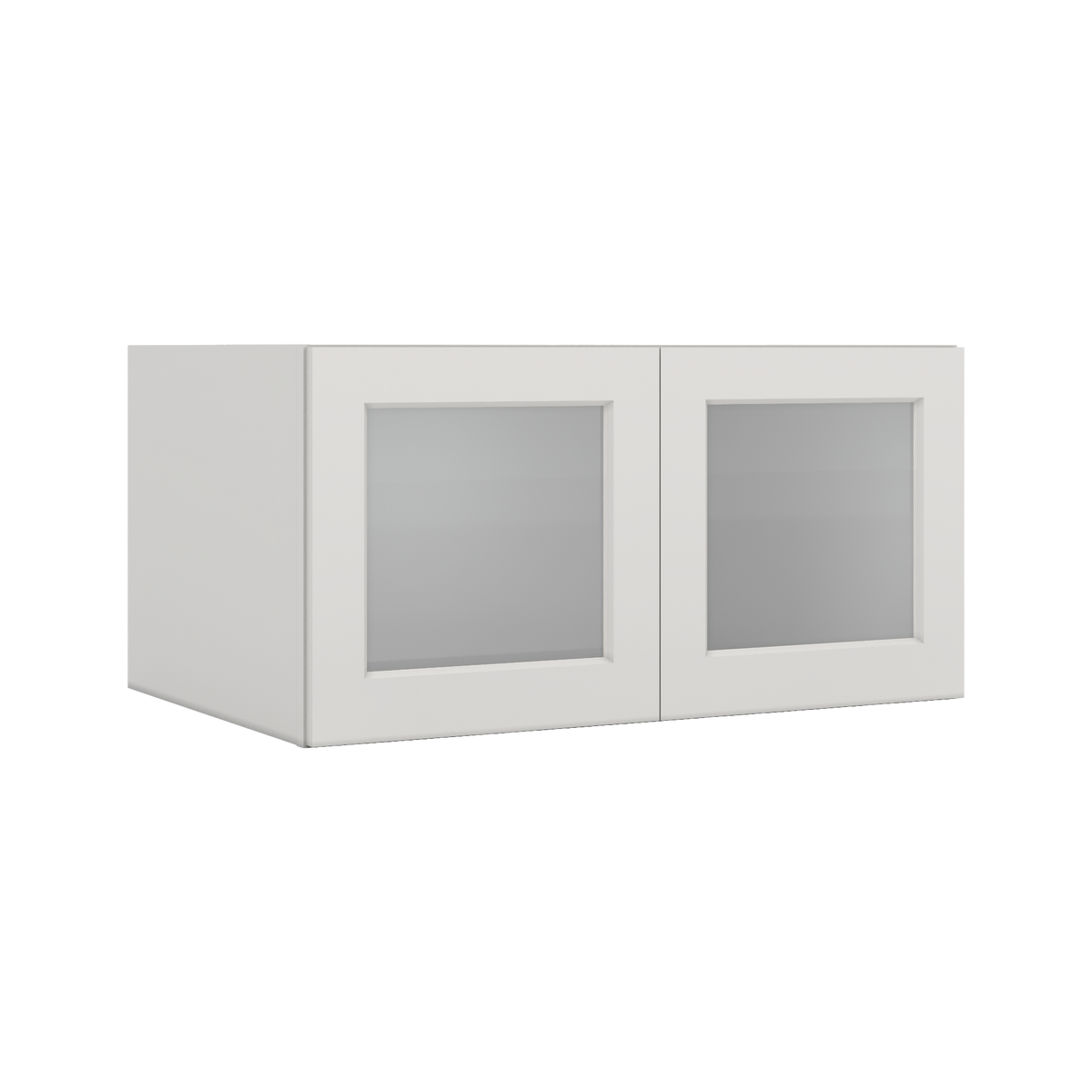 W361824 Wall Fridge Cabinet White Shaker 24 Deep