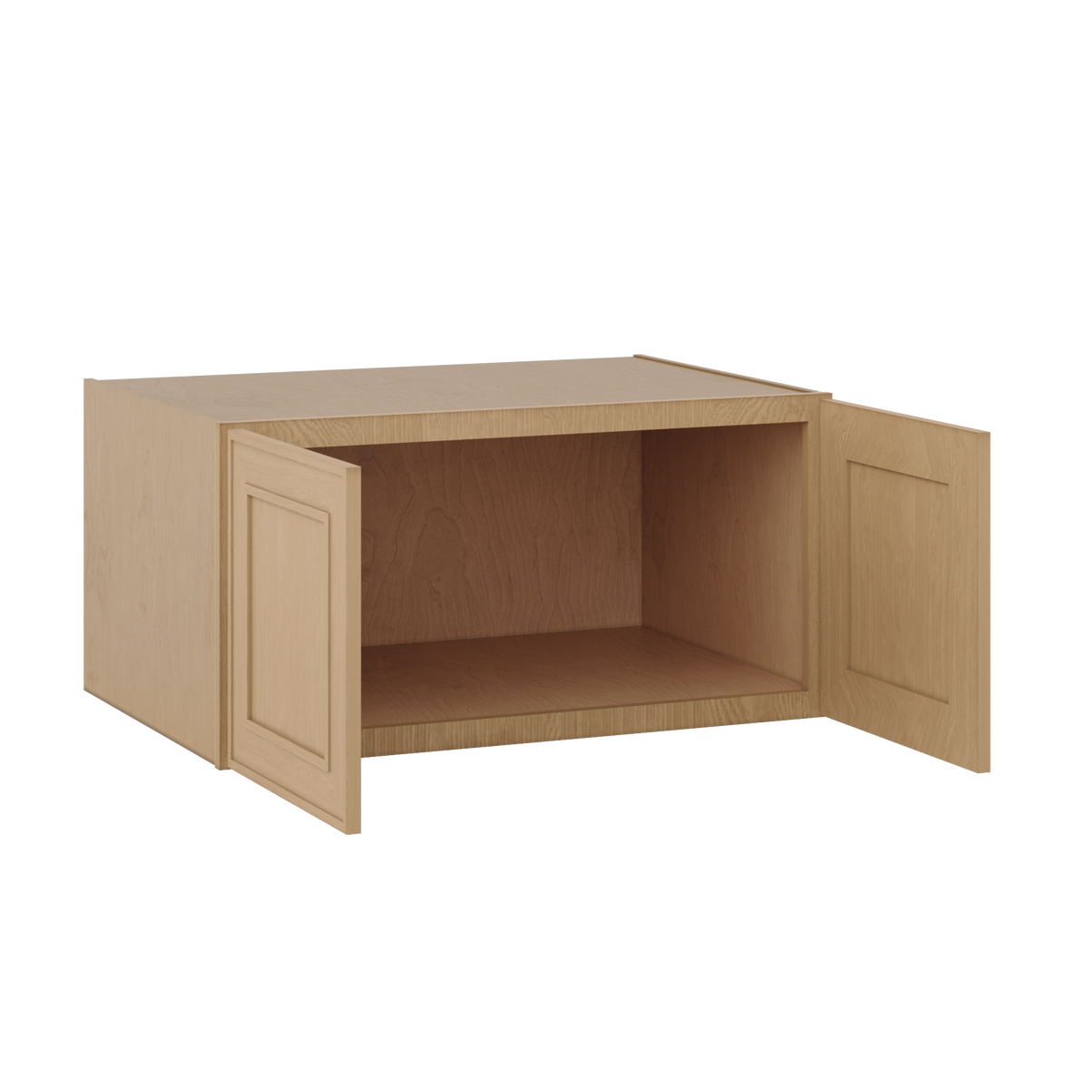 Natural oak elegant craftsman shaker refrigerator panel 12"–36" rta kitchen cabinet – view 7
