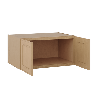 Natural oak elegant craftsman shaker refrigerator panel 12"–36" rta kitchen cabinet – view 7