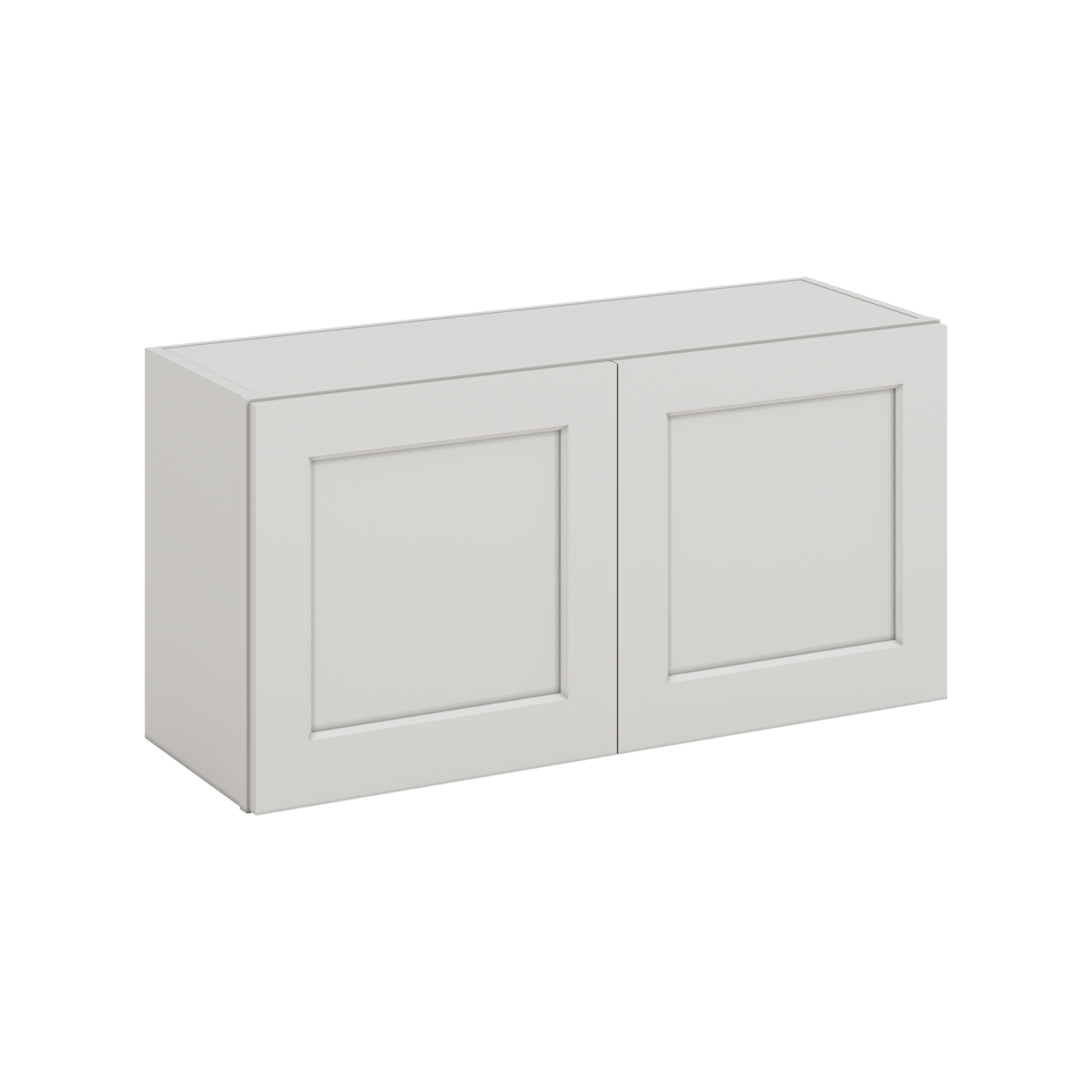 W3618 Wall Bridge Cabinet 36 Inch Wide 12 Inch Deep White Shaker