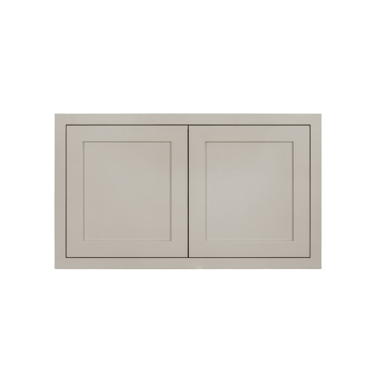 36" W 24" D Tuscan Gray Inset Shaker Refrigerator Wall Cabinet - 12", 15", 18", 21" & 24" Tall