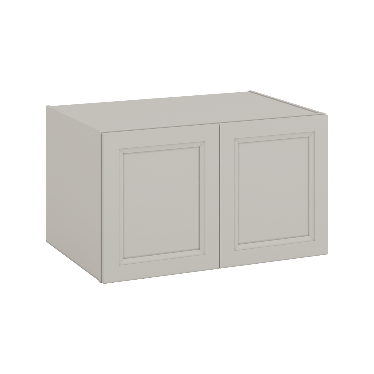 36" Wide 24" Deep Upper 27LGDS Laguna Gray Double Shaker Wall Cabinet - Double Door 12", 15", 18", 21", 24"