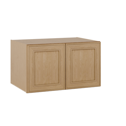 Natural oak elegant craftsman shaker refrigerator panel 12"–36" rta kitchen cabinet – view 8