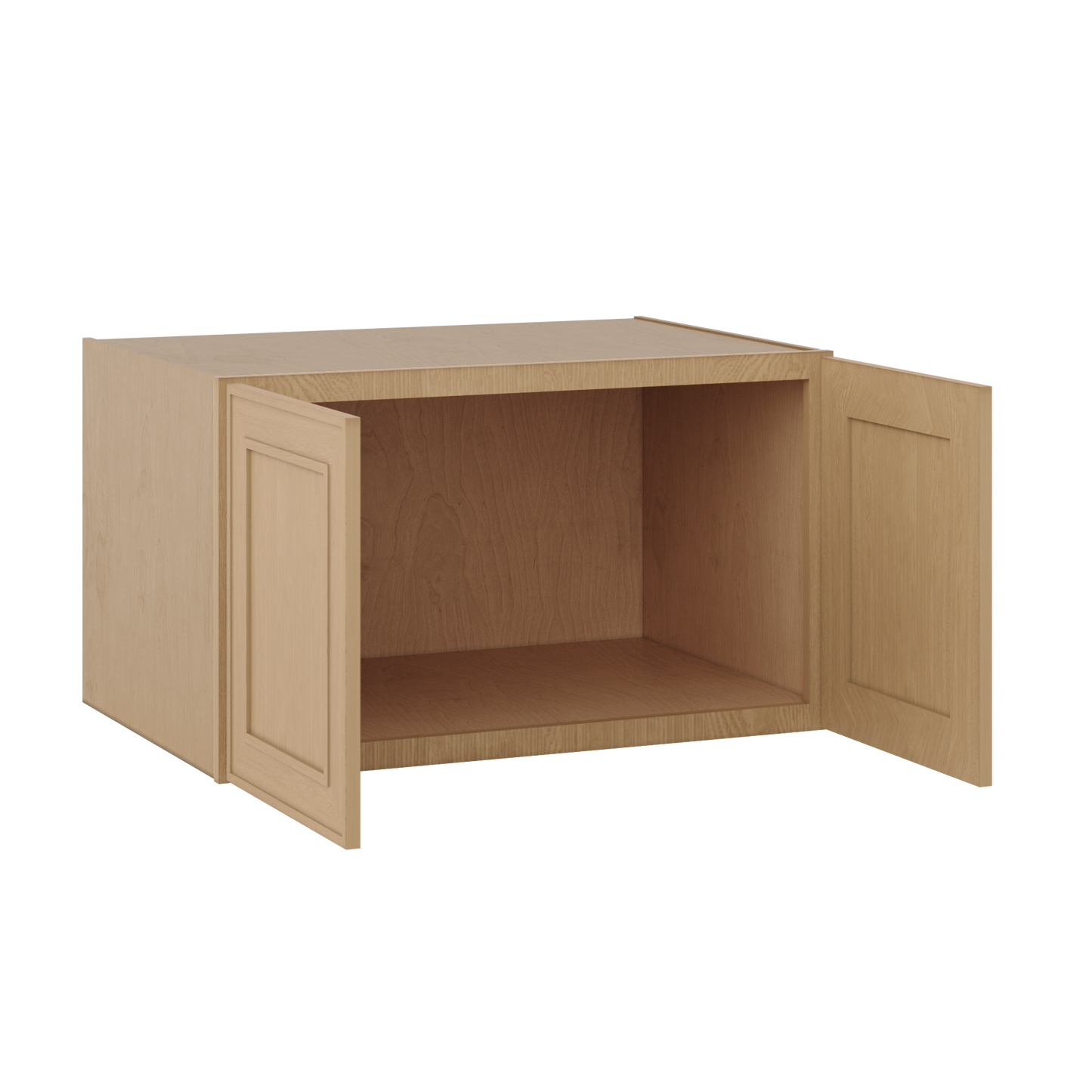 Natural oak elegant craftsman shaker refrigerator panel 12"–36" rta kitchen cabinet – view 9
