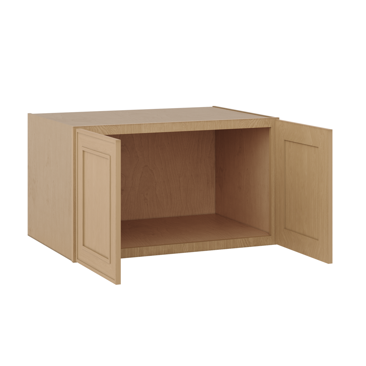 Natural oak elegant craftsman shaker refrigerator panel 12"–36" rta kitchen cabinet – view 9