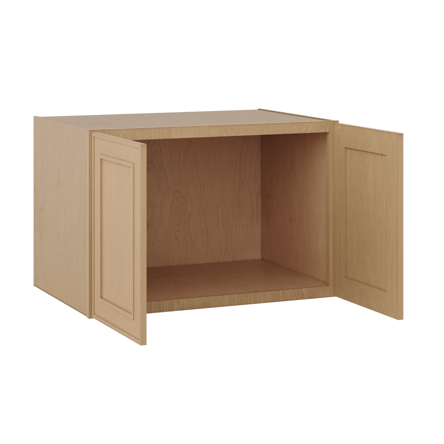 Natural oak elegant craftsman shaker refrigerator panel 12"–36" rta kitchen cabinet – view 11