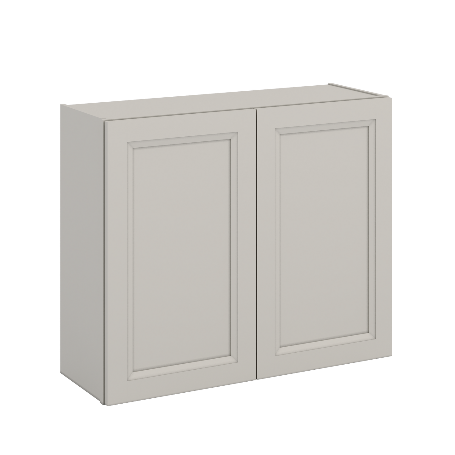 30" Tall 27LGDS Laguna Gray Double Shaker Wall Cabinet - Double Door 24", 27", 30", 33" & 36" Wide