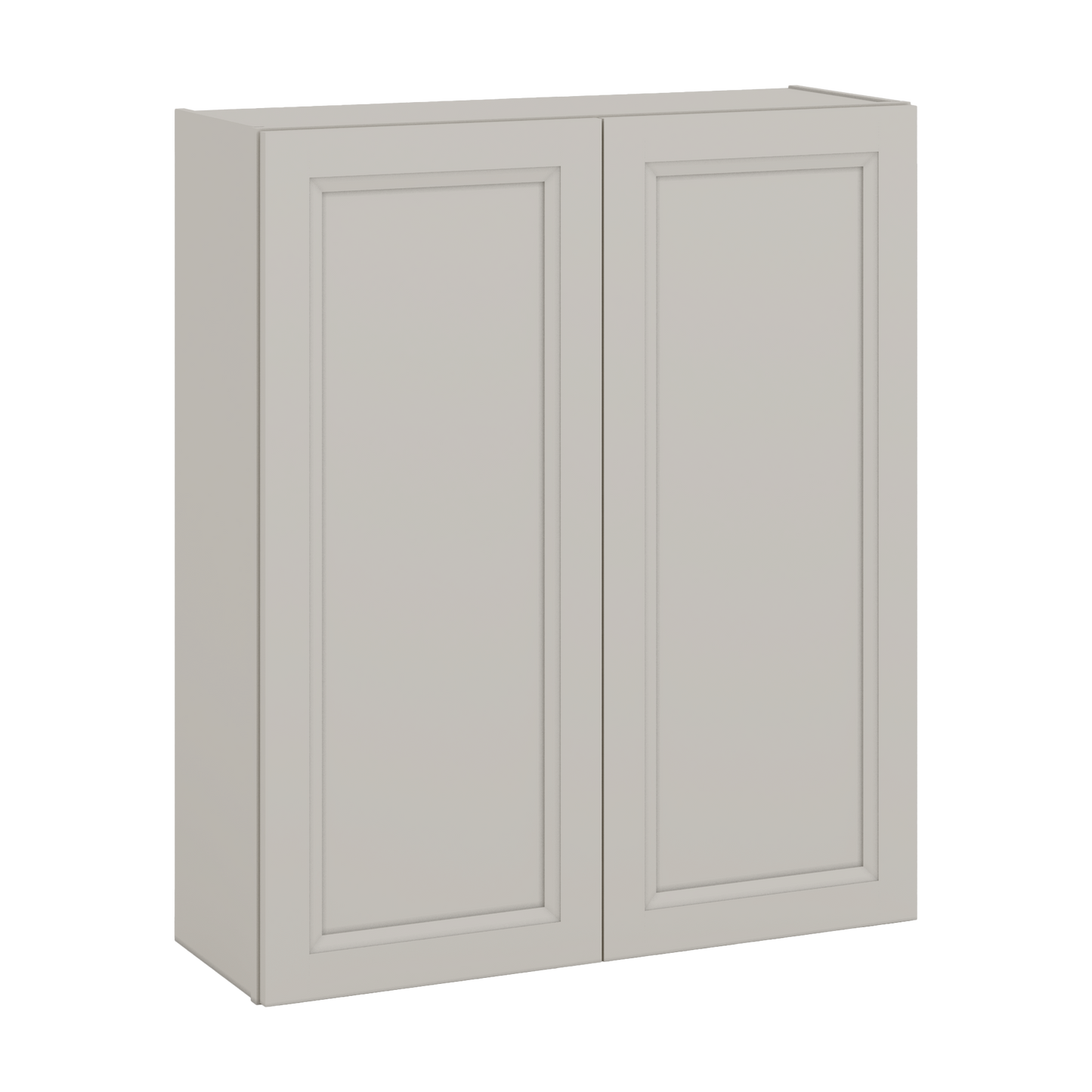 42" Tall Cinder Double Shaker Wall Cabinet - Double Door 24", 27", 30", 33", 36"