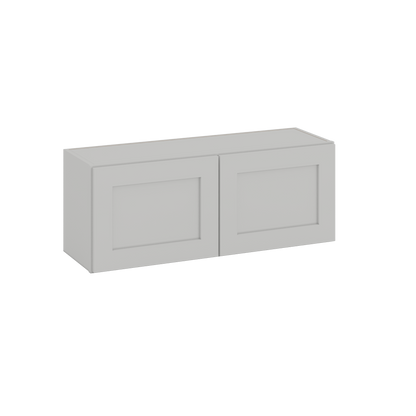 15" Tall | 30", 33" and 36" Width | Wall Cabinet with Double Doors | RTA Unassembled | Northpoint Polar White Full Overlay