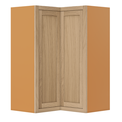 WAC273914 Wall EZ Reach Angle Corner Cabinet Inset Oak