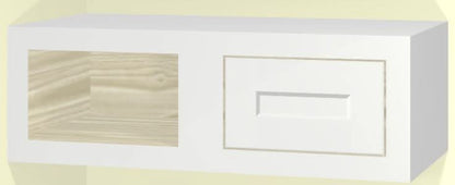 27" Wide Blind Corner Wall Inset Cabinet 9", 12" 15", 18", 21", 24", 27", 30", 33", 36", 39 , 42", 45", 48" & 51" Tall