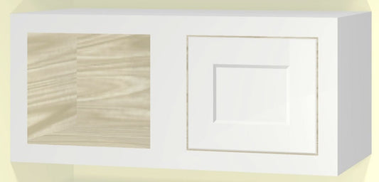 27" Wide Blind Corner Wall Inset Cabinet 9", 12" 15", 18", 21", 24", 27", 30", 33", 36", 39 , 42", 45", 48" & 51" Tall