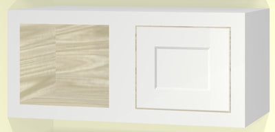 27" Wide Blind Corner Wall Inset Cabinet 9", 12" 15", 18", 21", 24", 27", 30", 33", 36", 39 , 42", 45", 48" & 51" Tall