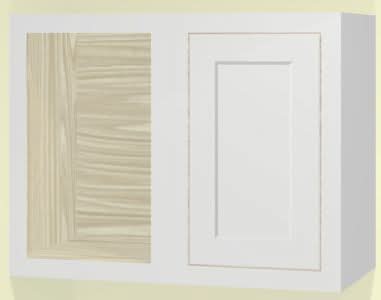 27" Wide Blind Corner Wall Inset Cabinet 9", 12" 15", 18", 21", 24", 27", 30", 33", 36", 39 , 42", 45", 48" & 51" Tall