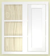 Custom Blind Corner Wall Inset Cabinet 27" Wide by 9", 12" 15", 18", 21", 24", 27", 30", 33", 36", 39  and 42" Tall