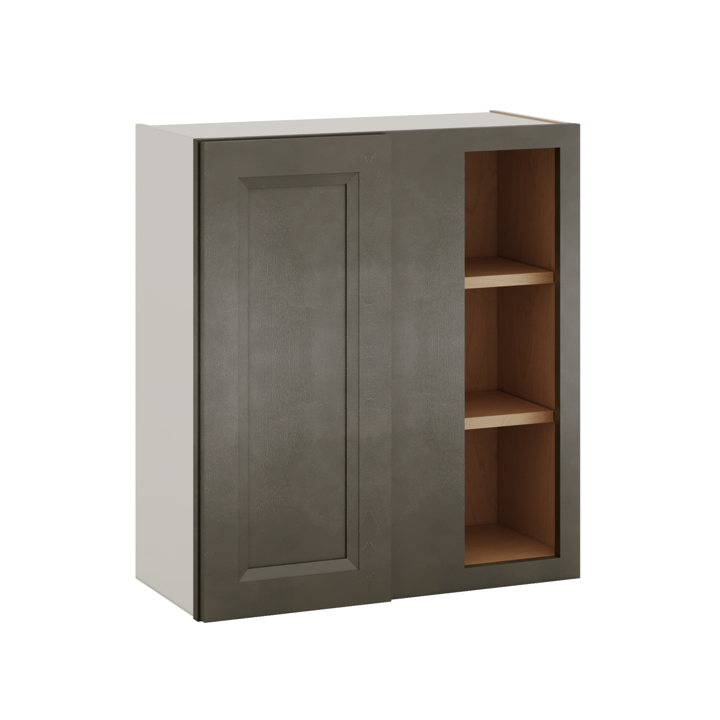 Blind Corner Huntington Cinder Double Shaker Wall Cabinet (left or right) 27" Wide by 30", 36" or 42" Tall