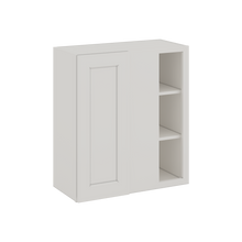 Blind Corner ICE White Shaker 1-1/4" Overlay Wall Cabinet (left or right) 27" Wide by 30", 36" or 42" Tall CWS/CWB