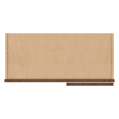 Blind Corner 27" Wide by 30", 36" & 42" Tall Mocha Elegant Oak Craftsman Shaker 1-1/4" Overlay Wall Cabinet