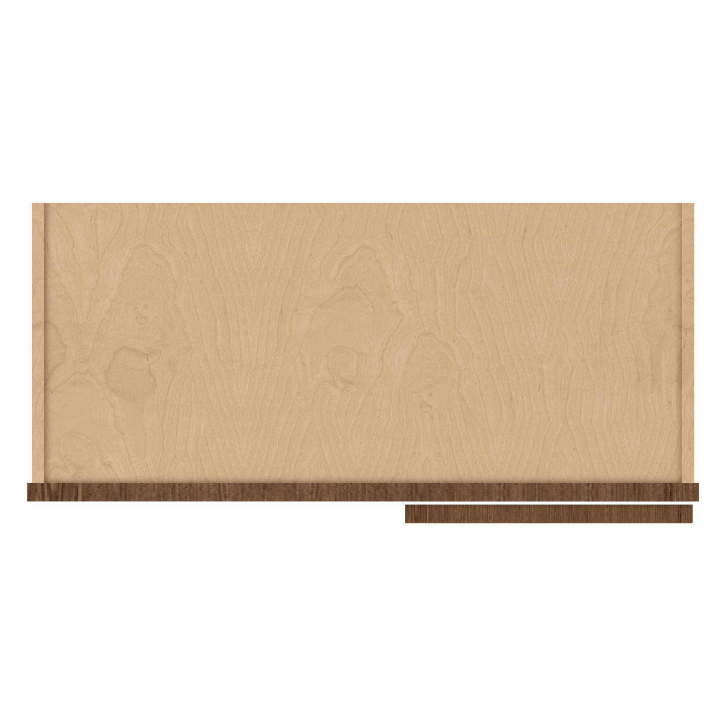 Blind Corner 27" Wide by 30", 36" & 42" Tall Elegant Craftsman Mocha Shaker 1-1/4" Overlay Wall Cabinet