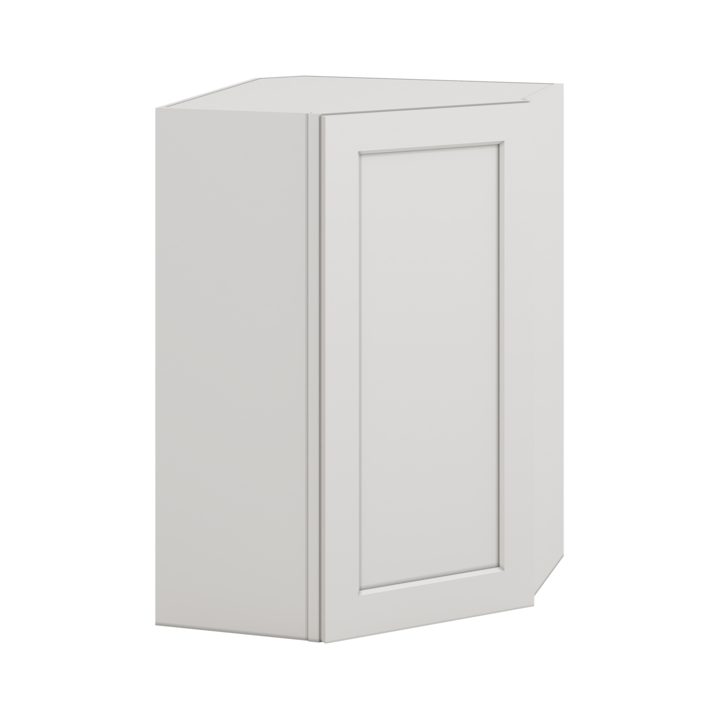 WDC2436 Diagonal Ice White Corner Cabinet