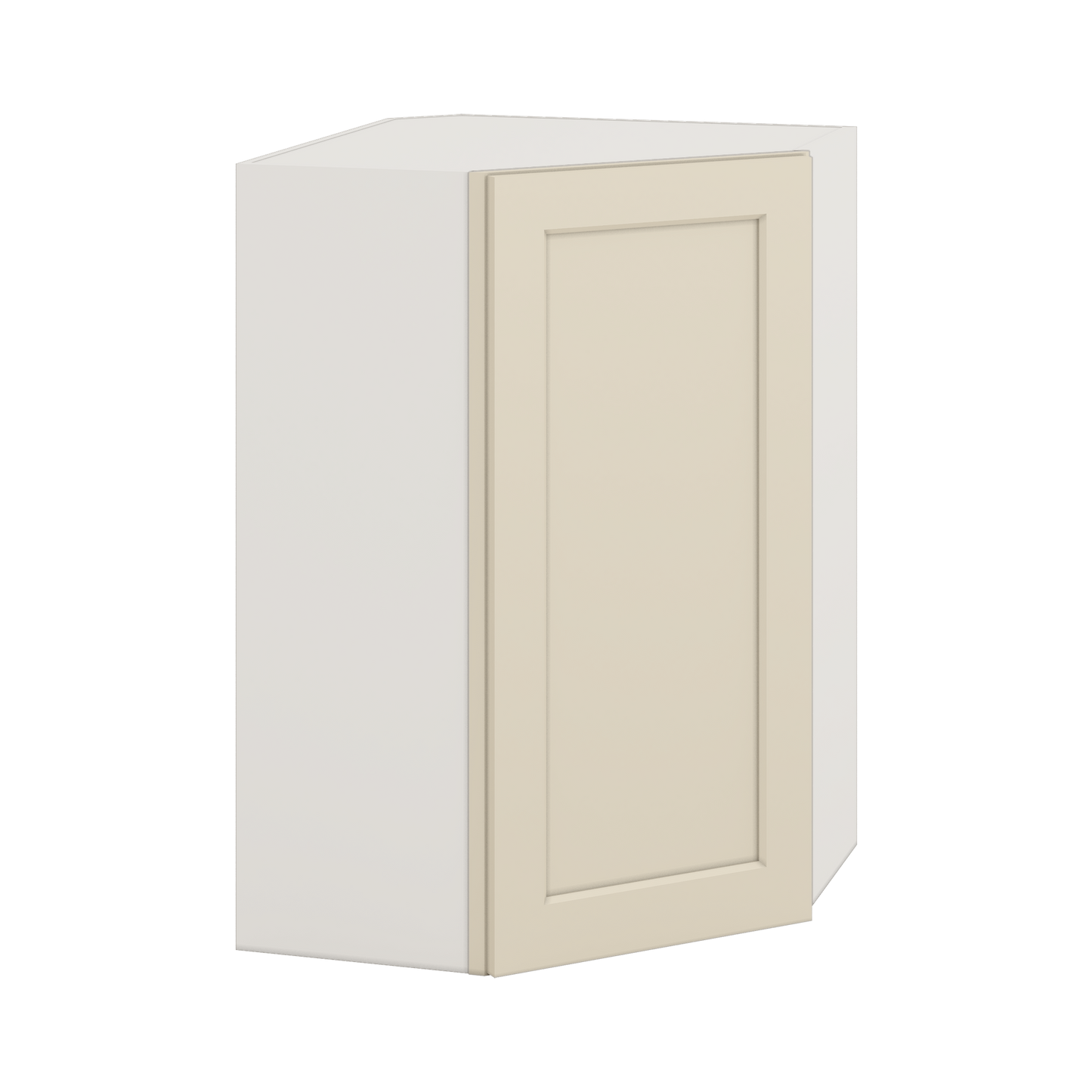 WDC2436 Manhattan Cream Diagonal Wall Kitchen Cabinet RTA