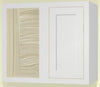 Custom Blind Corner Wall Inset Cabinet 27" Wide by 9", 12" 15", 18", 21", 24", 27", 30", 33", 36", 39  and 42" Tall