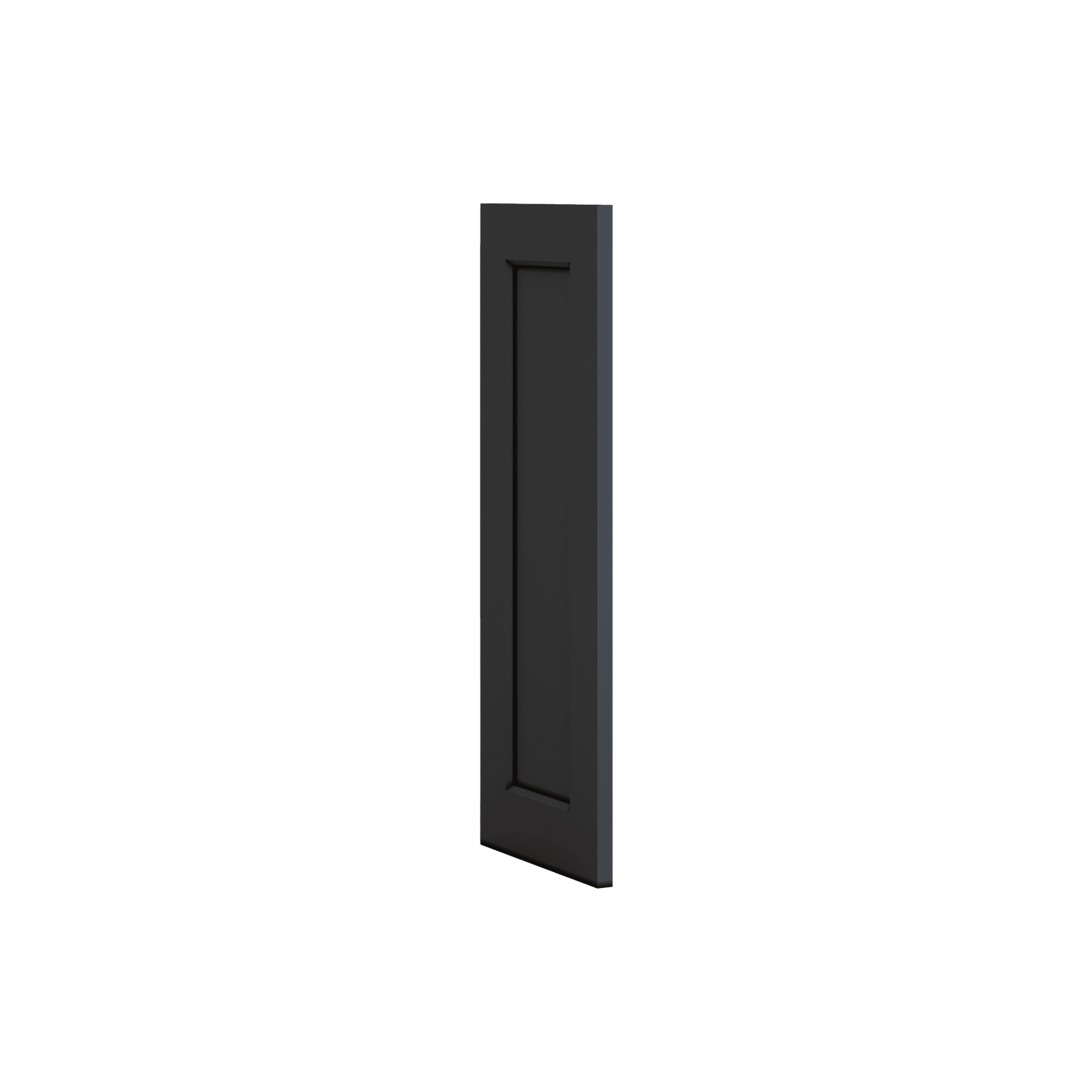 False Door 15HNS Hermosa Noir Black Shaker Decorative Style