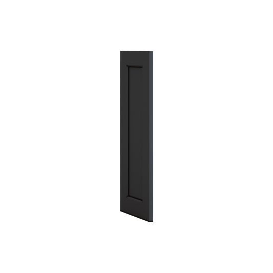 False Door 15HNS Hermosa Noir Black Shaker Decorative Style