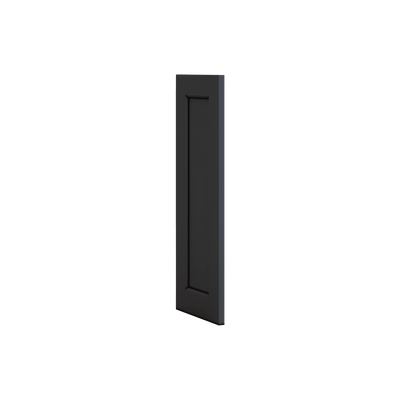 False Door 15HNS Hermosa Noir Black Shaker Decorative Style