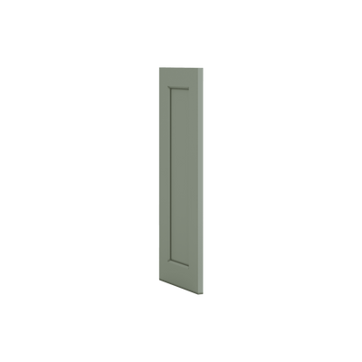 False Door Green Shaker Decorative Style