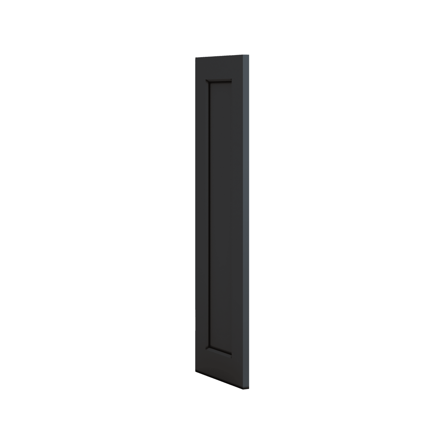 False Door 15HNS Hermosa Noir Black Shaker Decorative Style