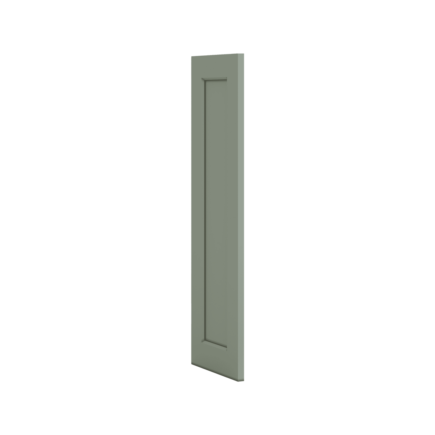 False Door Green Shaker Decorative Style