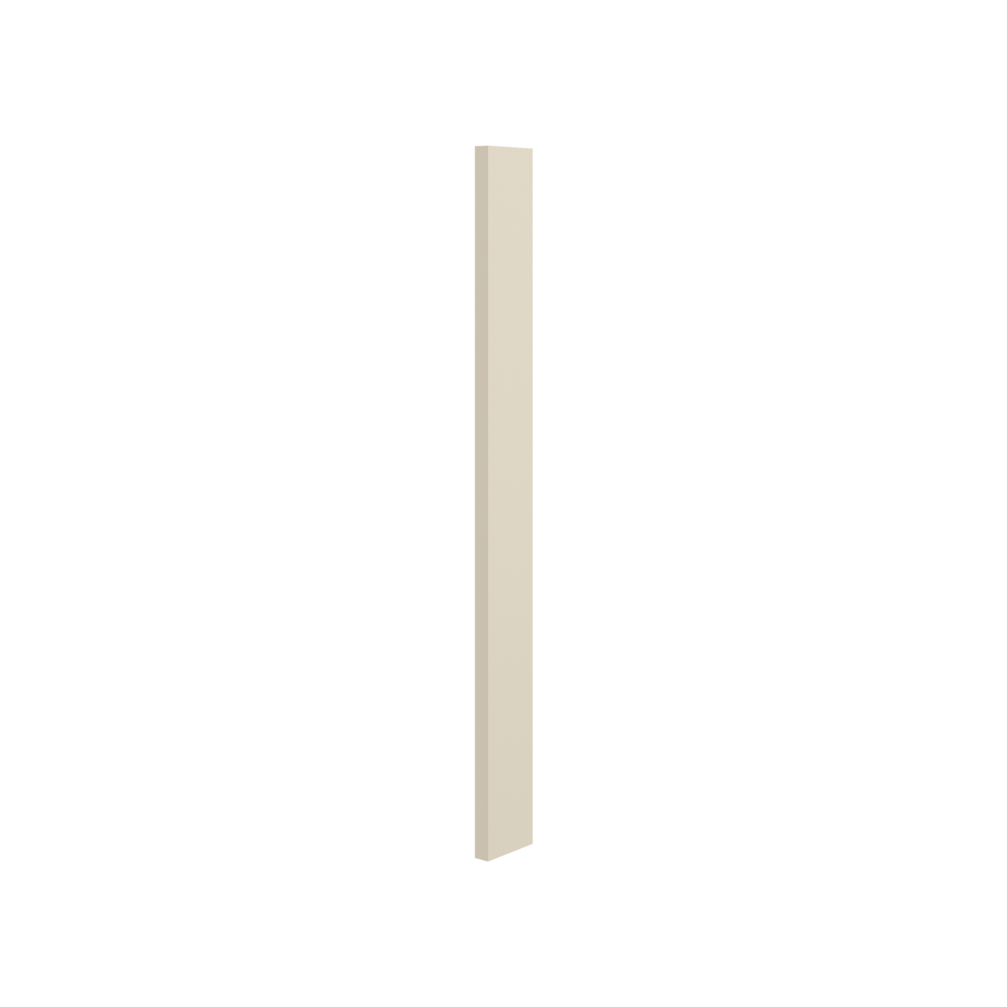 3" & 6" x 42" and 1-1/2",  3" & 6" x 96" Cabinet Filler Trim Pieces Wall Filler Manhattan Cream Shaker 1-1/4" Overlay