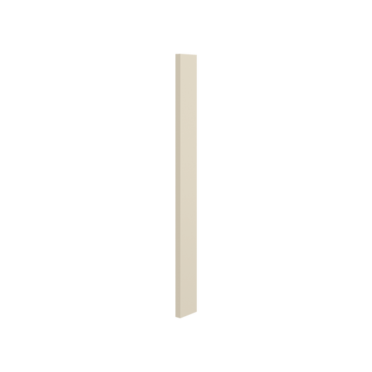 3" & 6" x 42" and 1-1/2",  3" & 6" x 96" Cabinet Filler Trim Pieces Wall Filler Manhattan Cream Shaker 1-1/4" Overlay