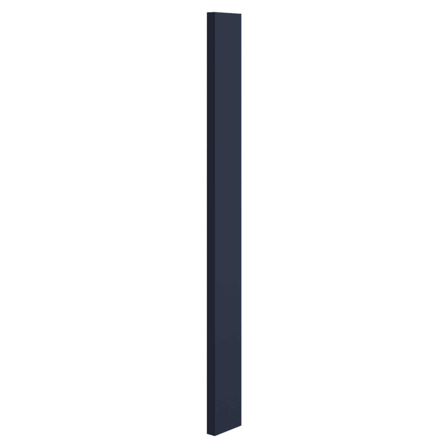 Wall Cabinet Filler Trim Pieces Wall Filler 3" x 30", 36" & 42" NB29 Naval Blue Shaker 1-1/4" Overlay