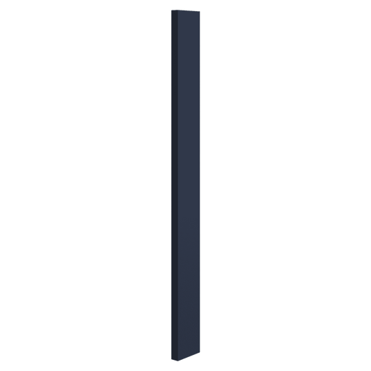 Wall Cabinet Filler Trim Pieces Wall Filler 3" x 30", 36" & 42" NB29 Naval Blue Shaker 1-1/4" Overlay